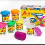 Plastilina Ultra Suave Neón - Pote