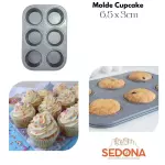 Molde Cupcake 6 Cavidades