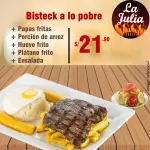 Bisteck a lo Pobre