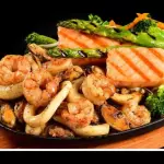Teppanyaki frutos do mar