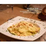 Raviolis de estofado con pesto cr