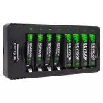 Cargador inteligente + 8 baterias