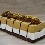 BARRA DE DULCE DE LECHE CON BROWNIE