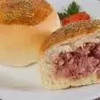 Pão de batata com calabresa
