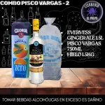 Pisco Vargas + Jugo Gloria + Hielo