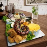 JARDIN SUBMARINO CON PULPO