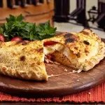CALZONE DE FRANGO c/CATUPIRY