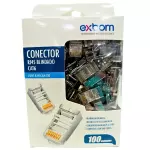 CONECTOR EXBOM RJ45 GIGABIT 100UN