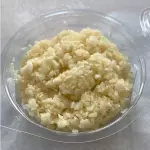 Alho triturado