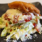 Arepa tumbarrancho rellena