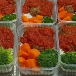 Almondegas com Arroz Vegetais 350g
