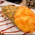 Temaki Hot Camarão e salmão