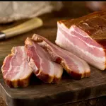 Bacon defumado Pedaço