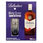 WHISKY BALANTINES 750ml + Copo