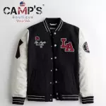 Chaqueta estilo aviador varsity