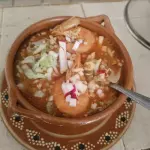 Pozole de camarón