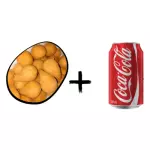 40 mini coxinhas + Coca Cola lata