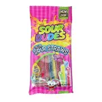 Sour dudes filled straws