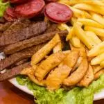 Mista com fritas