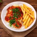 Tilápia à Parmegiana