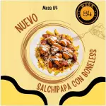 Salchipapas con boneless
