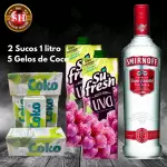 Combo Smirnoff com Suco