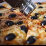 Pizza con Aceitunas