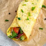 Roll de huevo Keto