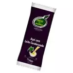 Picolé açaí com leite condensado