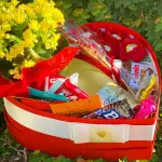 Box Heart Red