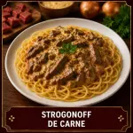 🍝 Strogonoff de Carne