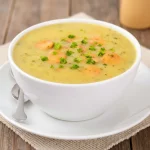 Creme de aipim de Frango com bacon