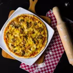 Pizza Pollo Champiñón