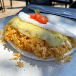 Tapioca de frango com cream cheese