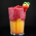 Suco morango c/ maracujá