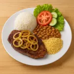 Contra filé Acebolado