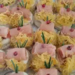 Canapé de salmão defumado