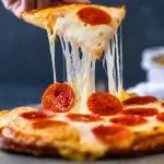 Pepperoni tambo pizza