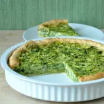 Tarta individual de brócoli