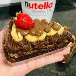 FATIA DE PIZZA DE BROWNIE