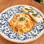 Fetuccinie al salmon