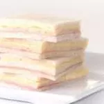 TRIPRE DE MIGA CON JAMON COCIDO Y QUESO