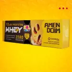 Picolé whey amendoim