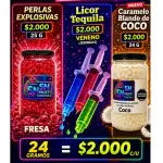 Perlas explosivas y venenos