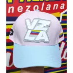 Gorra VZLA rosa celeste