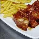 Costillas 25 pzas con papas