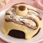Bolo Vulcão de ninho com nutella 350