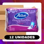 Docena Alive Toalla Abundante 8uds