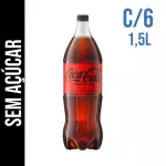 COCA COLA SEM AÇÚCAR 1,5L C/6
