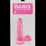 DILDO SILICONA 6″ CON TESTICULOS